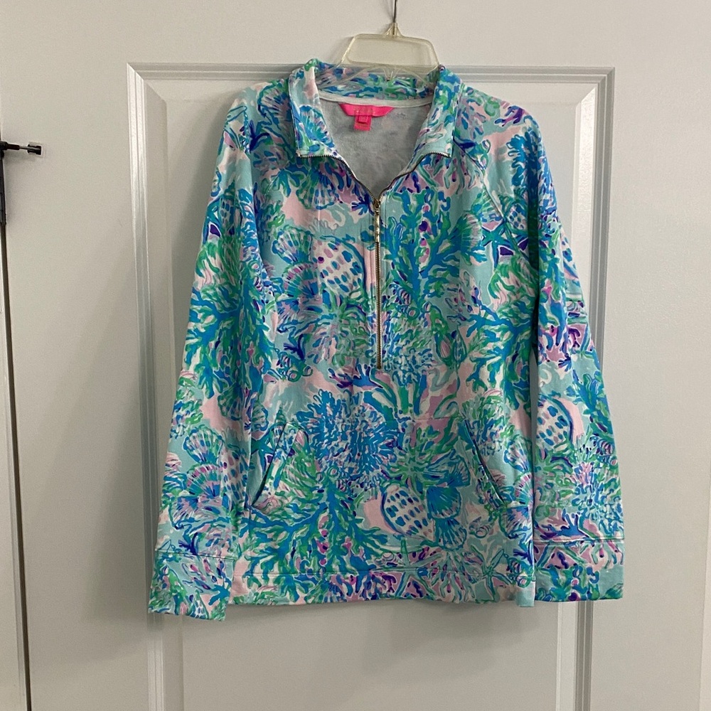 Lilly Pulitzer Half-zip Pullover Jacket